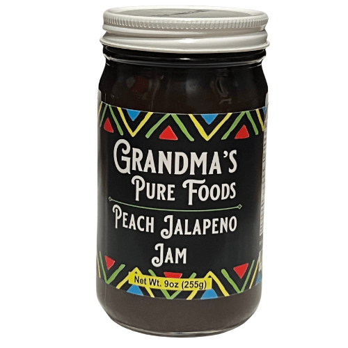Peach Jalapeno Jam | Grandmas Pure Foods - 9OZ - Grandmas Pure Foods