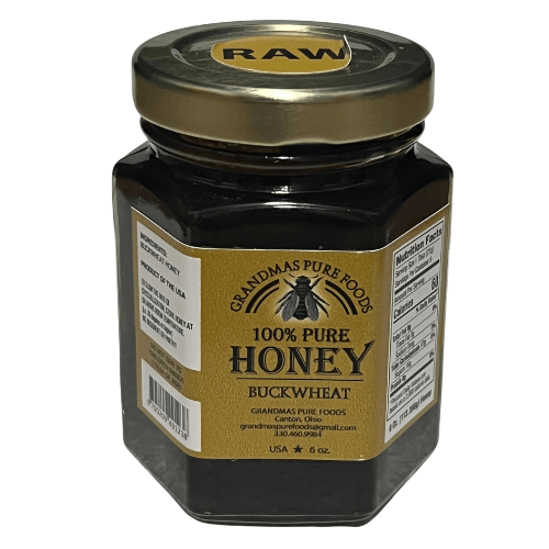 Raw Organic Buckwheat Honey - Grandmas Pure Foods