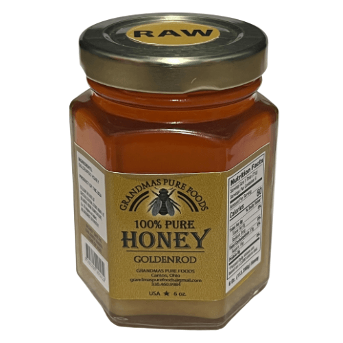 Raw Organic Goldenrod Honey - Grandmas Pure Foods